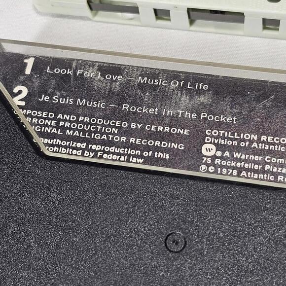 CERRONE IV The Golden Touch Atlantic Records Vintage Cassette Tape 1978 - Picture 4 of 4